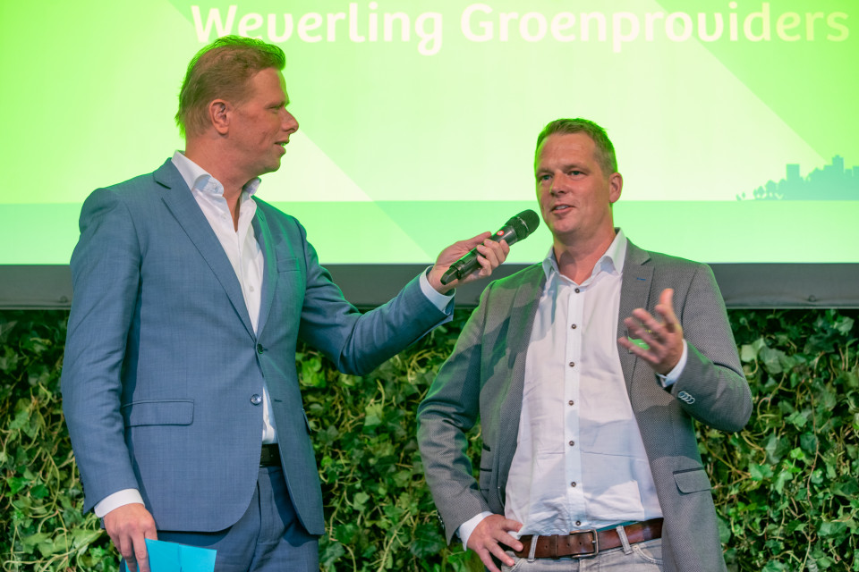 Weverling 80 jaar Arne en Menno Weverling podium